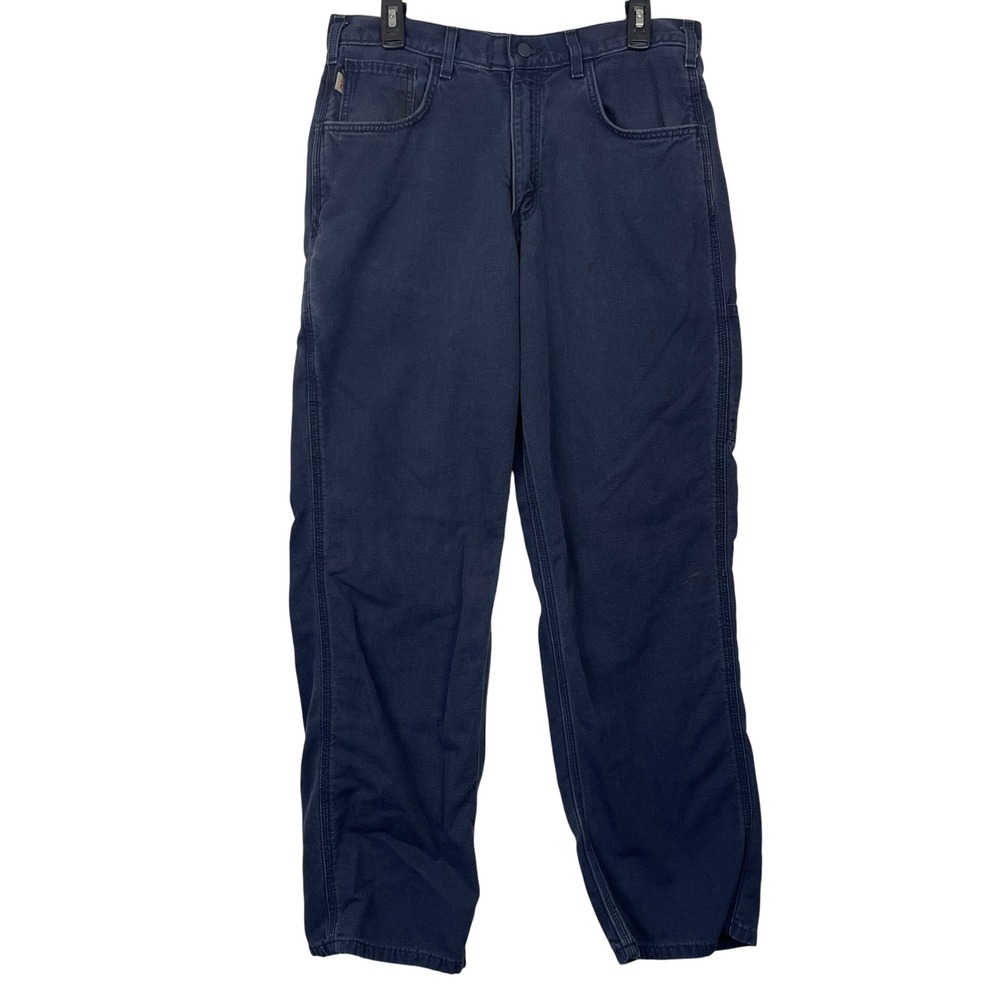 Carhartt Flame Resistant Work Pants FRFRB159 DNY 33x32 Original Fit Blue‎ *Read
